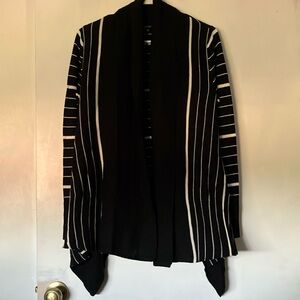 Apt. 9 Black & White Striped Sweater